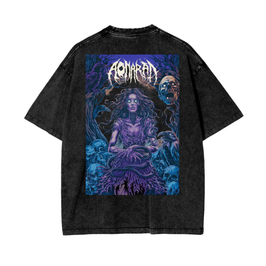 Aonaran Reversed Oversize Snow Washed T-Shirt