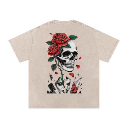 GhostGirlXoxx Acid Wash Oversize T-Shirt