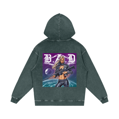 B.A.D. Acid Wash Oversize Hoodie