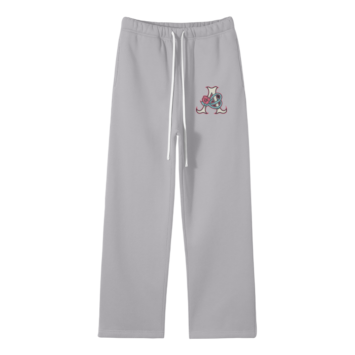 DeJen by DeJenQueen Unisex Solid Color Fleece Straight Leg Pants