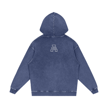 Cold World Acid Wash Oversize Hoodie