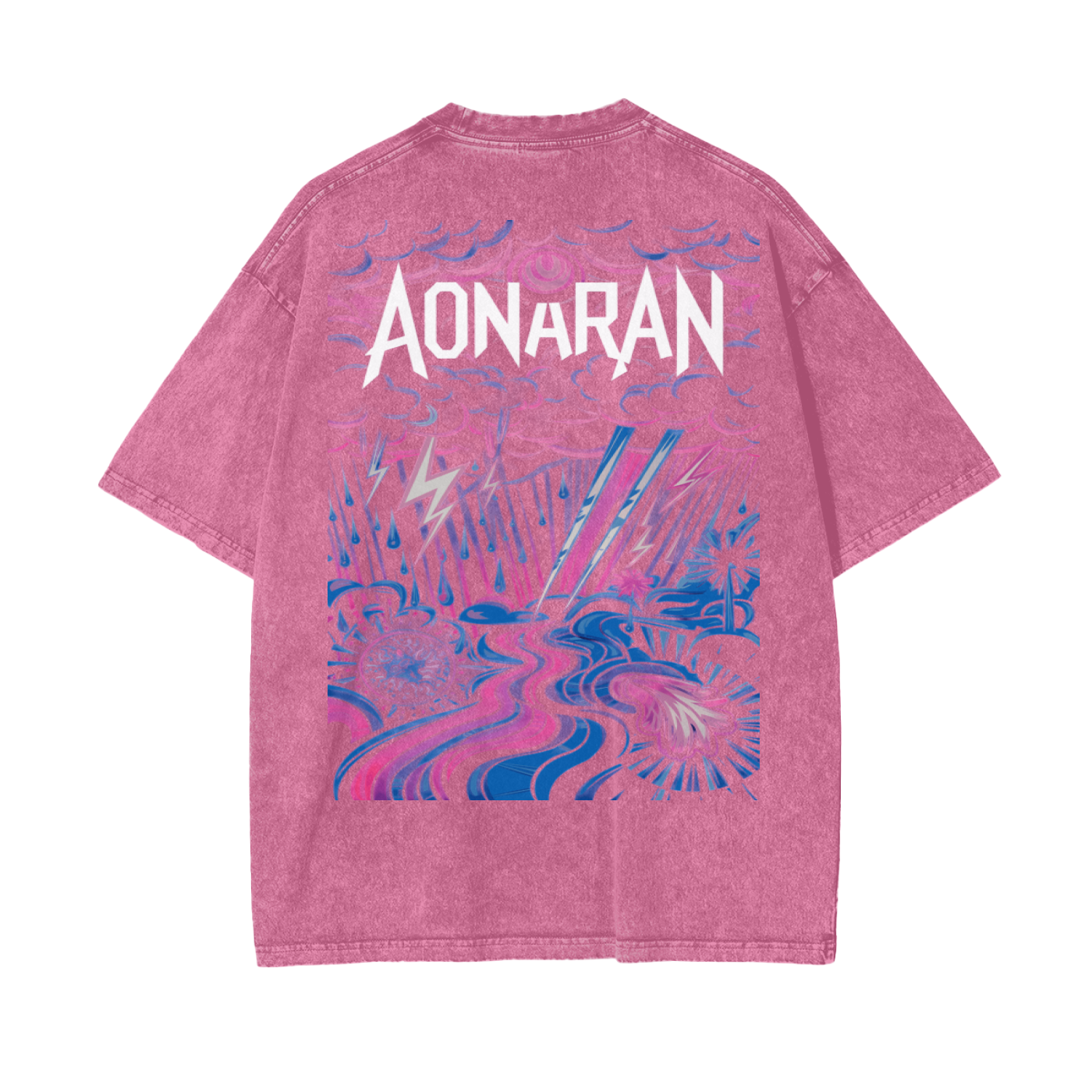 Aonaran Reversed Oversize Snow Washed T-Shirt