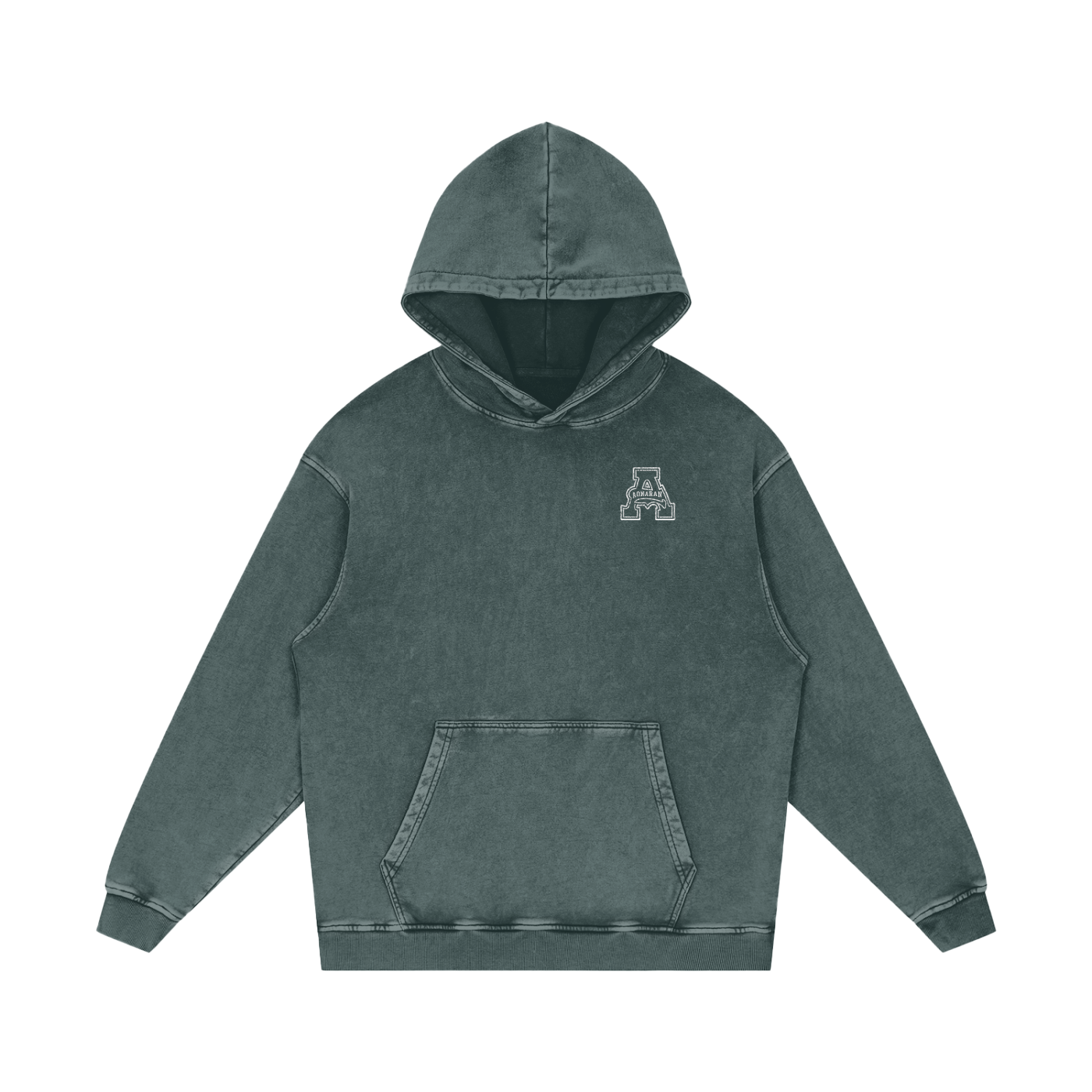 Cold World Acid Wash Oversize Hoodie