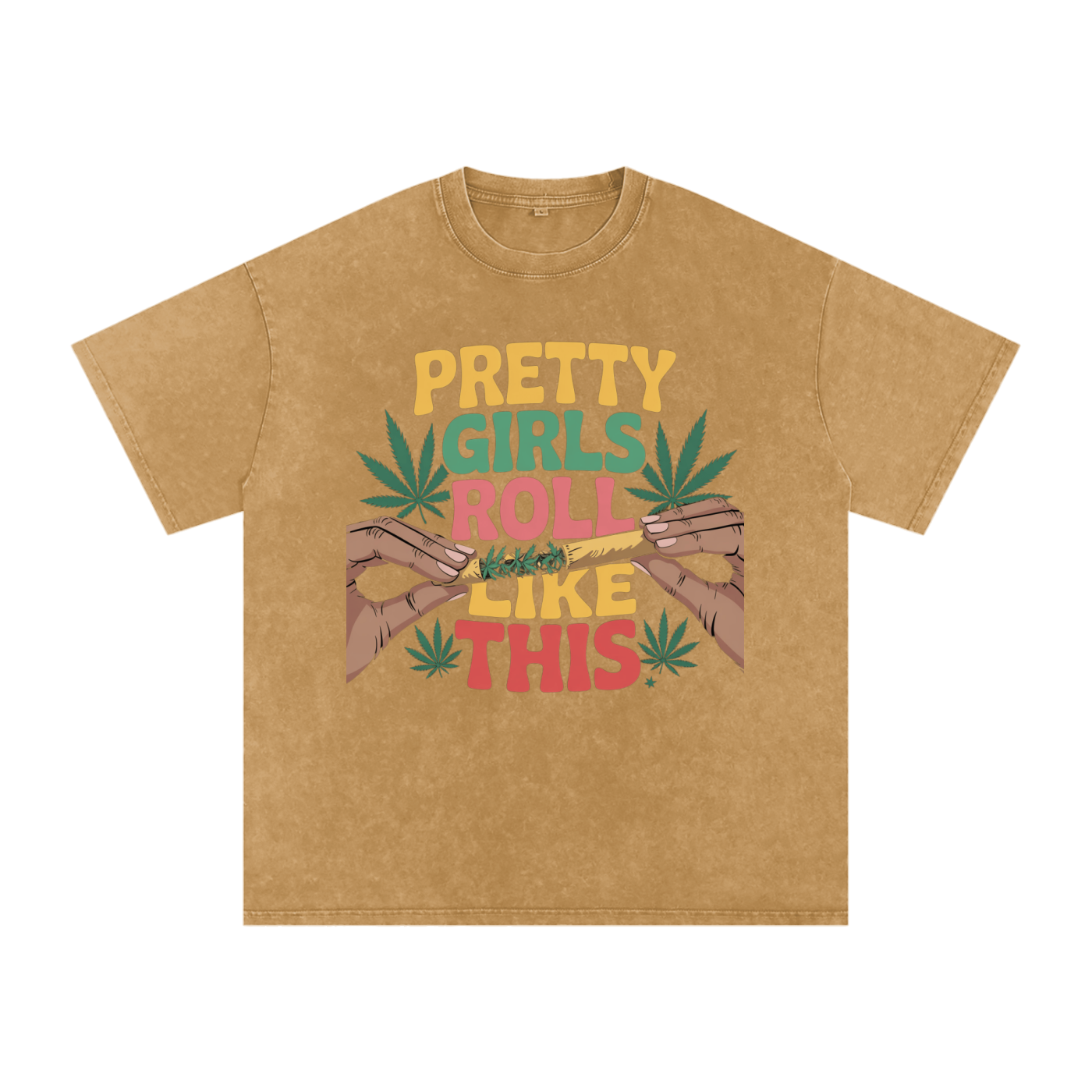 Aonaran 420 Acid Wash Oversize T-Shirt