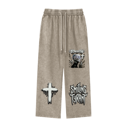 Smiling Tyrant Snow Washed Straight Leg Pants