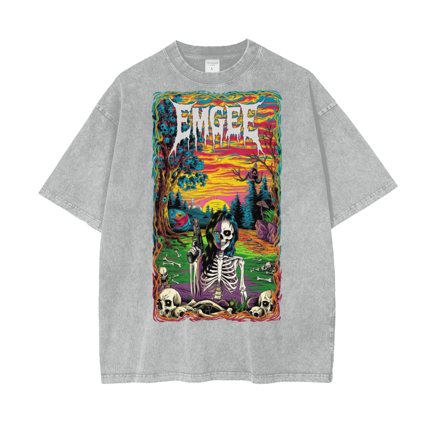 EMGEE Oversize Snow Washed T-Shirt