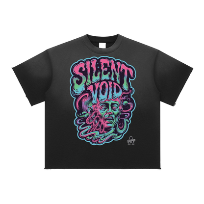 Aonaran 1 OFF Sun Fade Raw Edge T-Shirt