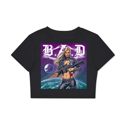 B.A.D. Women's Fitted Crop Tee
