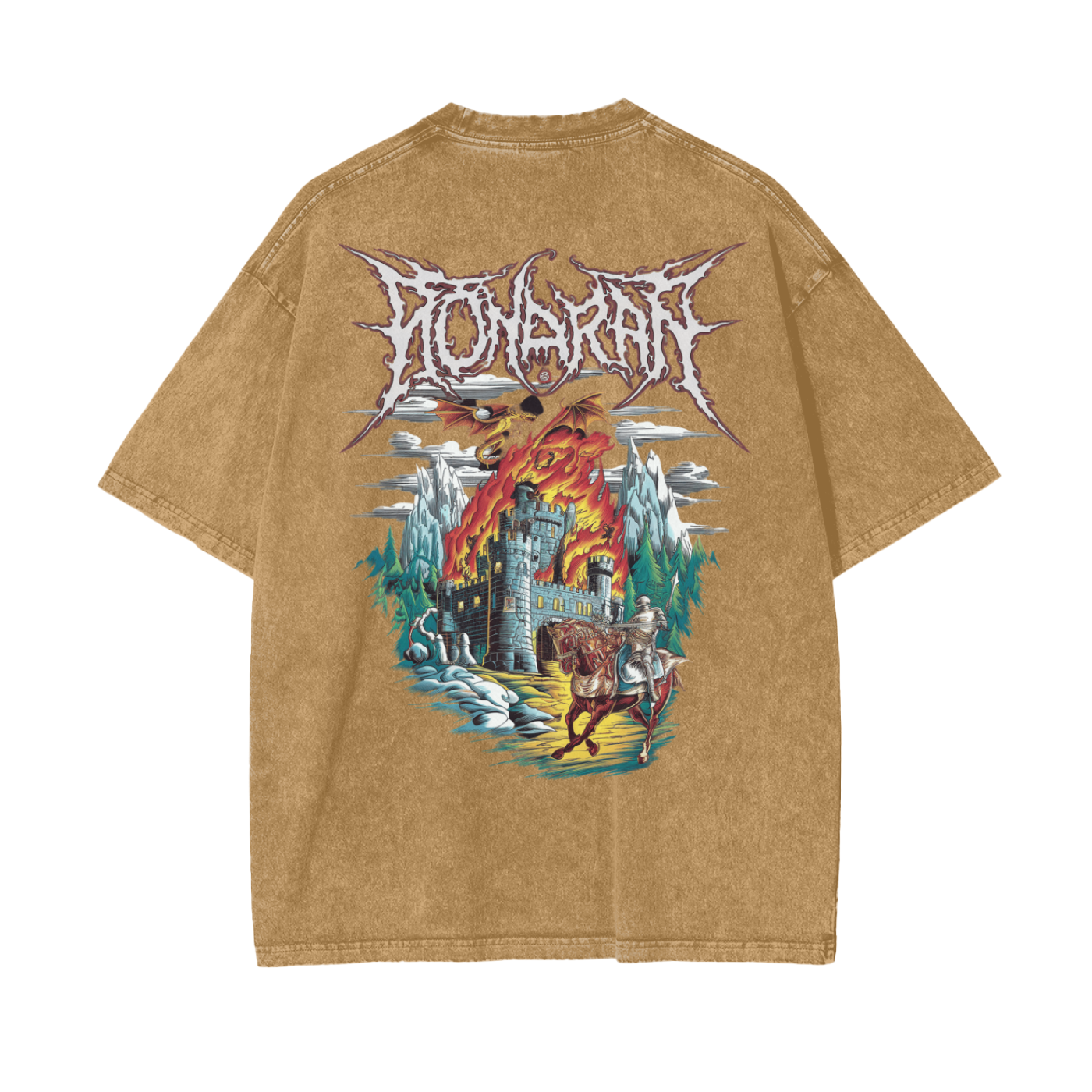 Aonaran Reversed Oversize Snow Washed T-Shirt