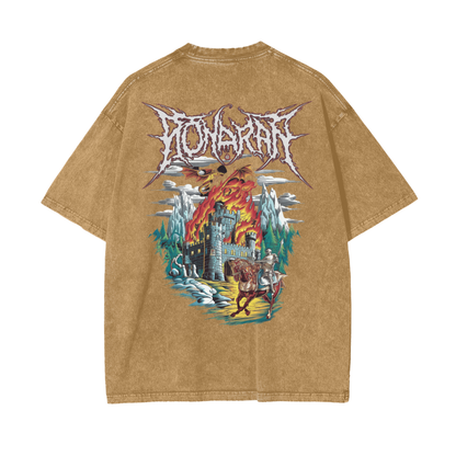 Aonaran Reversed Oversize Snow Washed T-Shirt