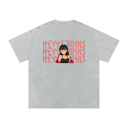 HeyItzMiks Acid Wash Oversize T-Shirt