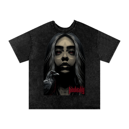 Mellaae Snow Washed Oversized Cotton T-Shirt