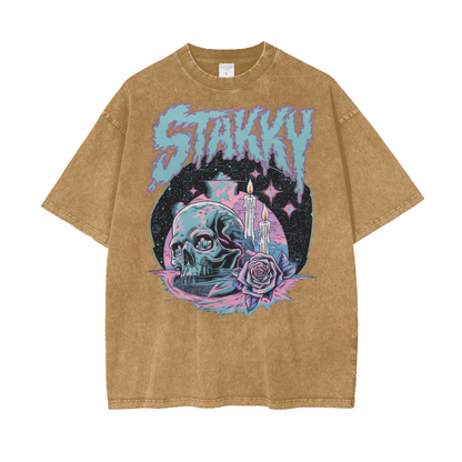 Stakky Oversize Snow Washed T-Shirt