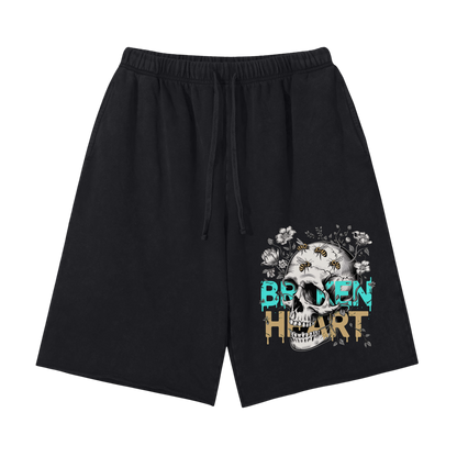 Aonaran 1 OFF Scattered Edge Vintage Washed Shorts