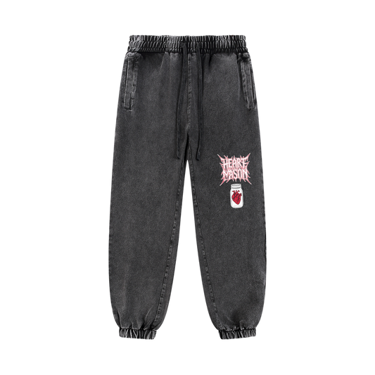 Heart Mason Snow Wash Jogged Sweatpants
