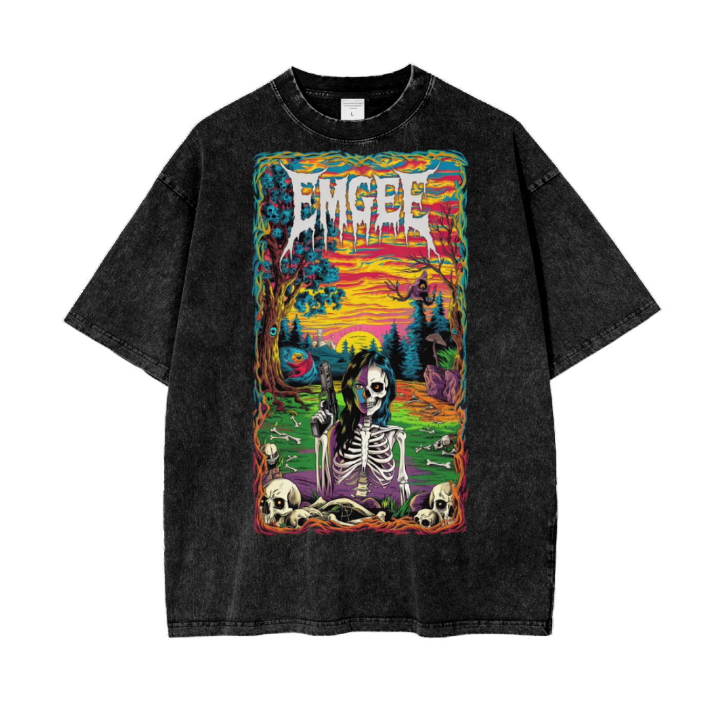 EMGEE Oversize Snow Washed T-Shirt