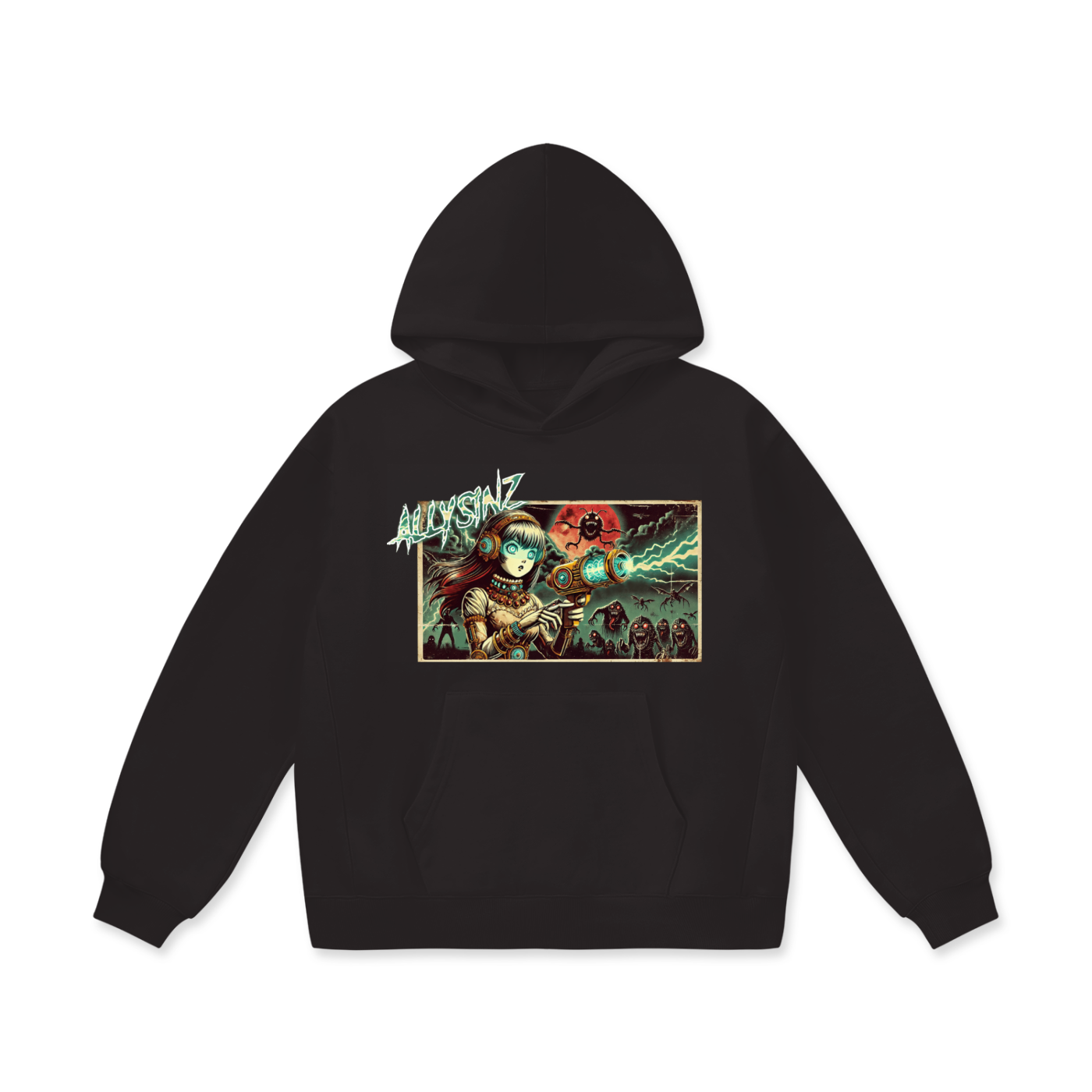 Allysinz Oversize Heavyweight Fleece Hoodie