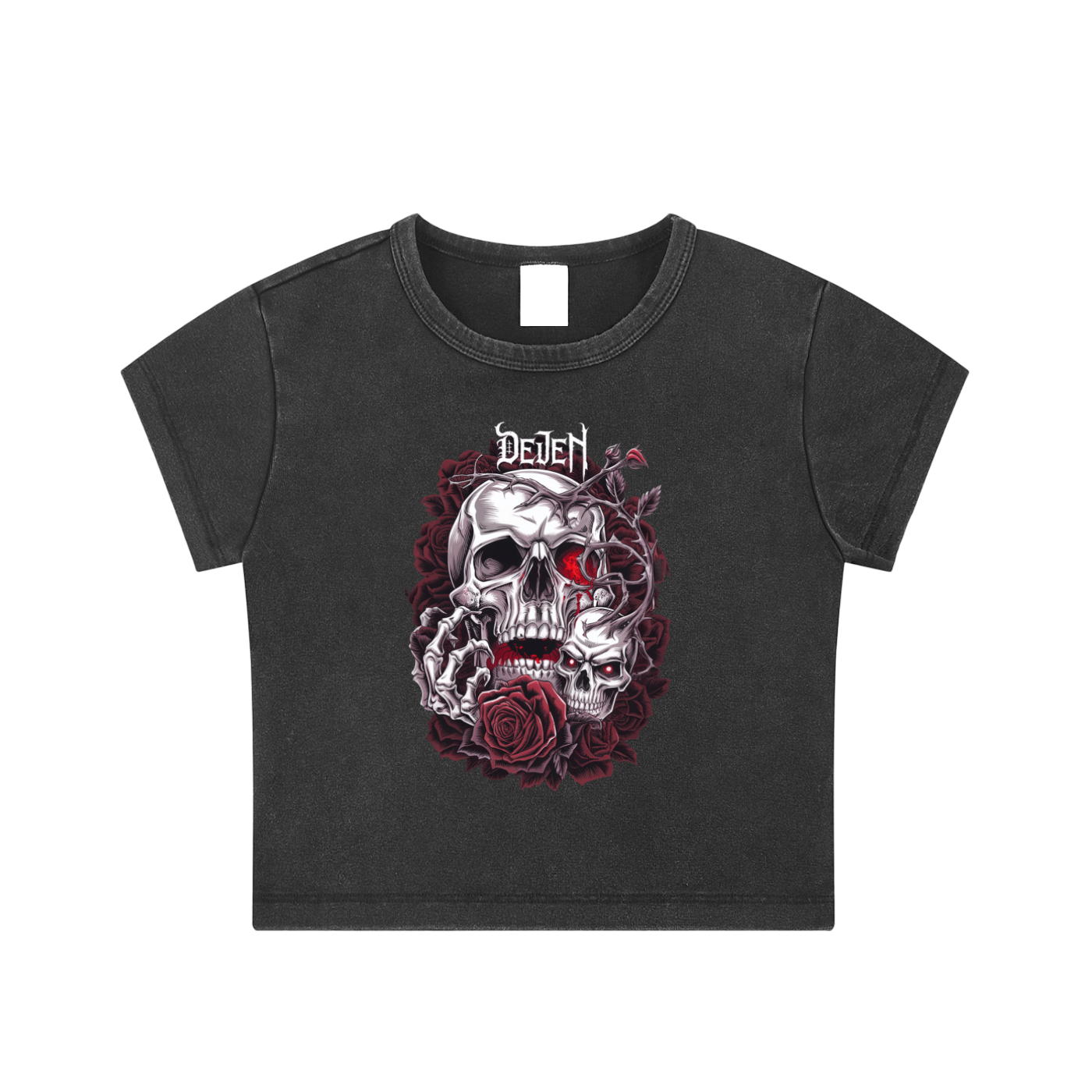 Dejen Season 2 Snow Washed Crop Top