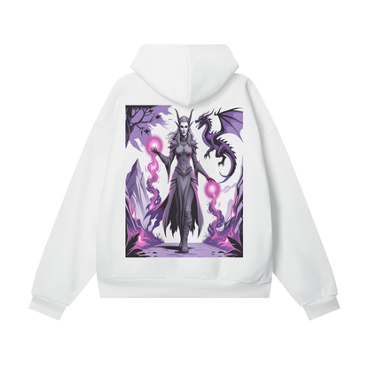 Saphnir Oversize Heavyweight Hidden Pocket Fleece Hoodie