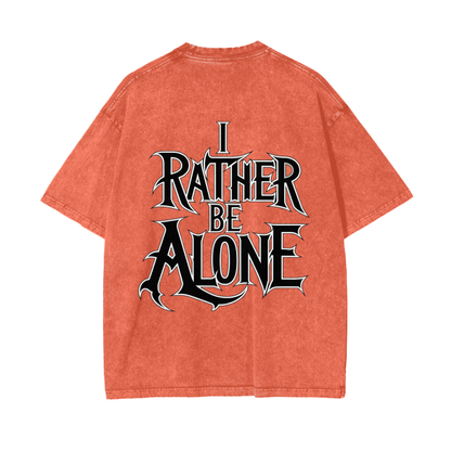 Aonaran Graphic Acid Wash Oversize T-Shirt