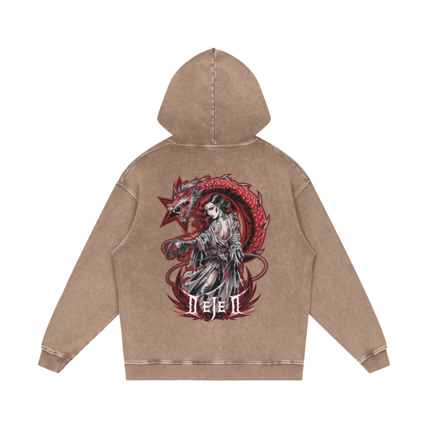 Dejen Season 2 Acid Wash Oversize Hoodie