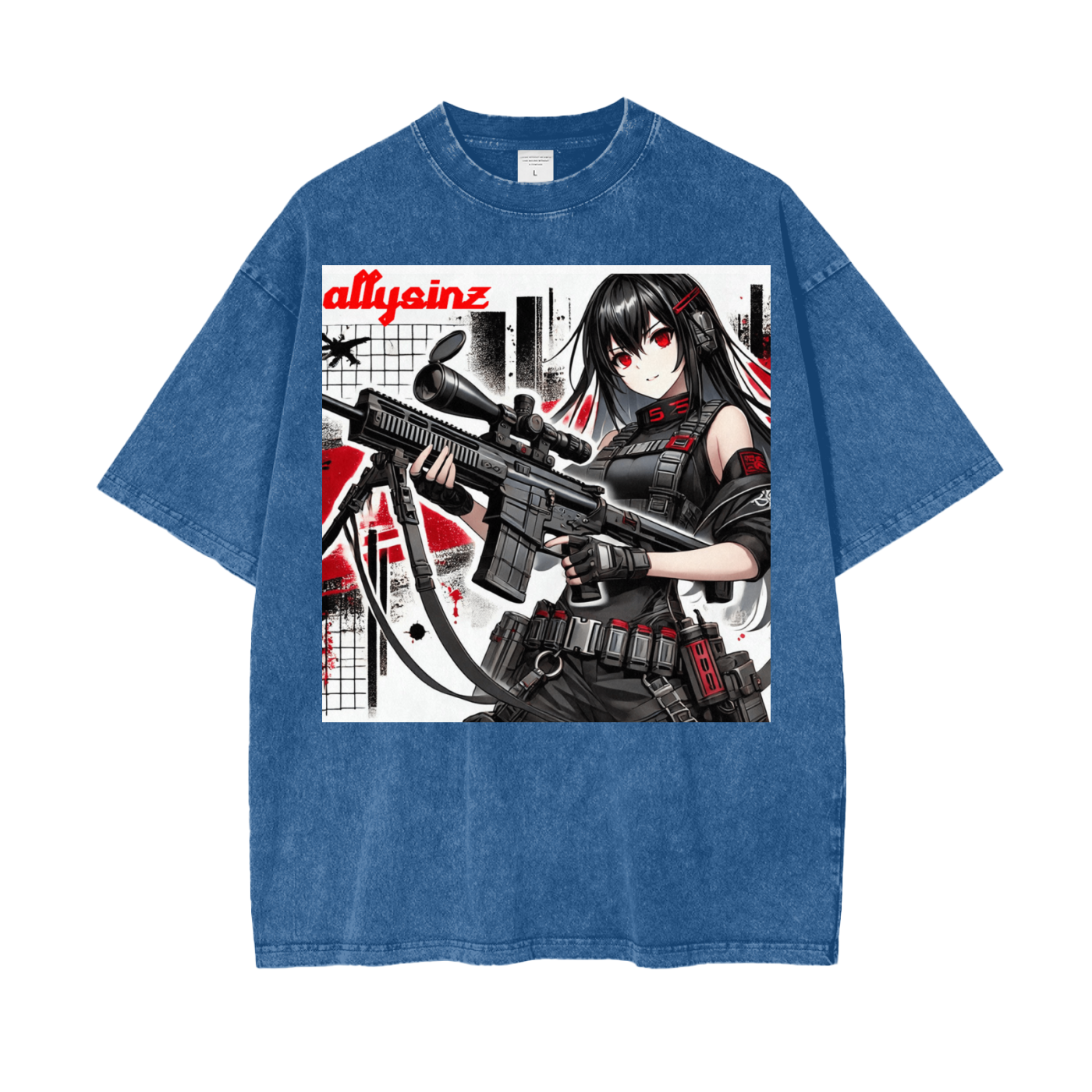 Allysinz Oversize Snow Washed T-Shirt