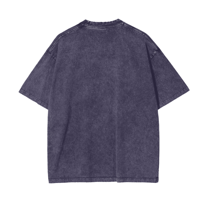 Aonaran Graphic Acid Wash Oversize T-Shirt