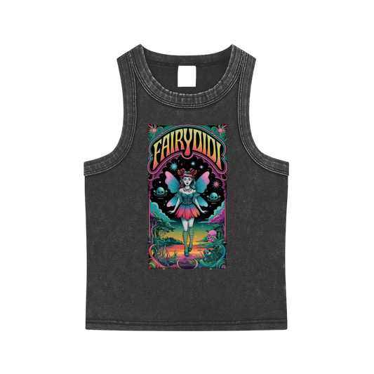 FairyDIDI Snow Washed Tank Top