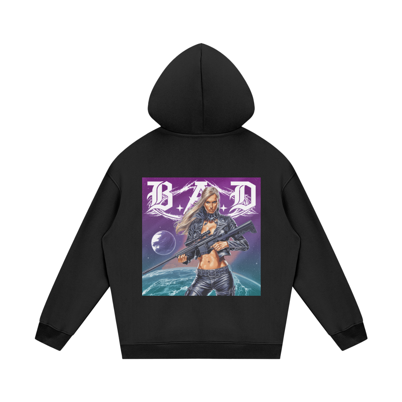B.A.D. Streetwear Unisex Fleece Hoodie