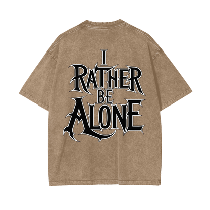 Aonaran Graphic Acid Wash Oversize T-Shirt