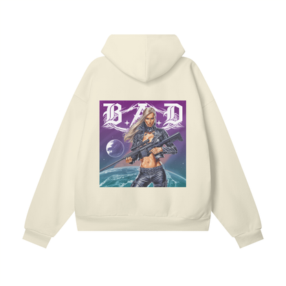 B.A.D. Oversize Heavyweight Hidden Pocket Fleece Hoodie