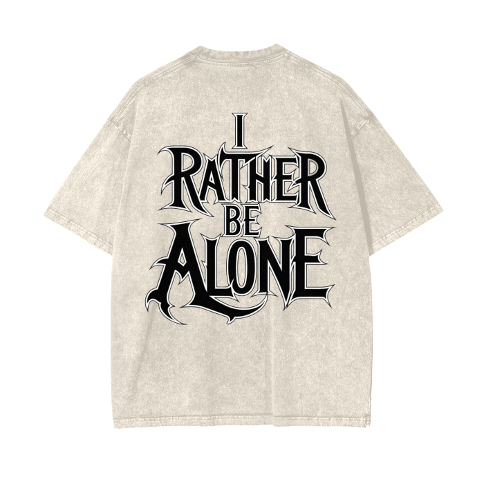 Aonaran Graphic Acid Wash Oversize T-Shirt