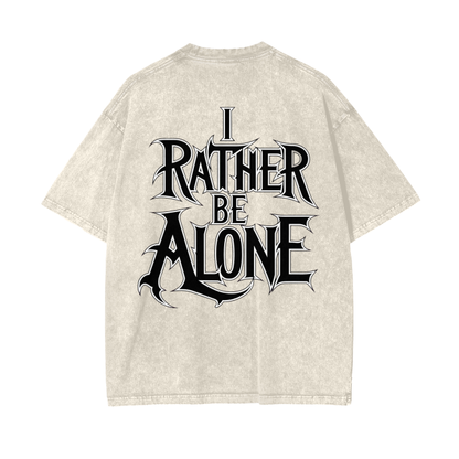 Aonaran Graphic Acid Wash Oversize T-Shirt