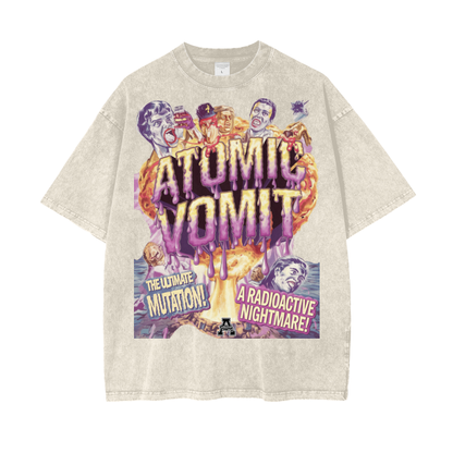 Aonaran Graphic Acid Wash Oversize T-Shirt