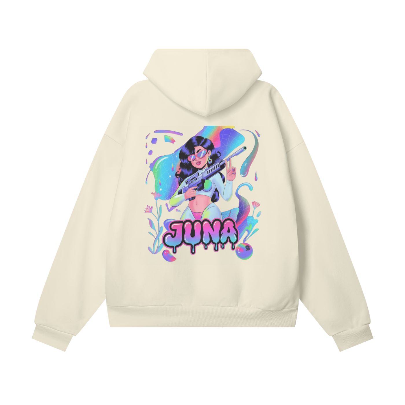 Juna Oversize Heavyweight Hidden Pocket Fleece Hoodie