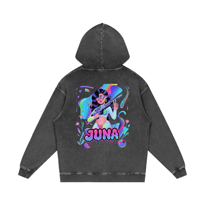 Juna Acid Wash Oversize Hoodie