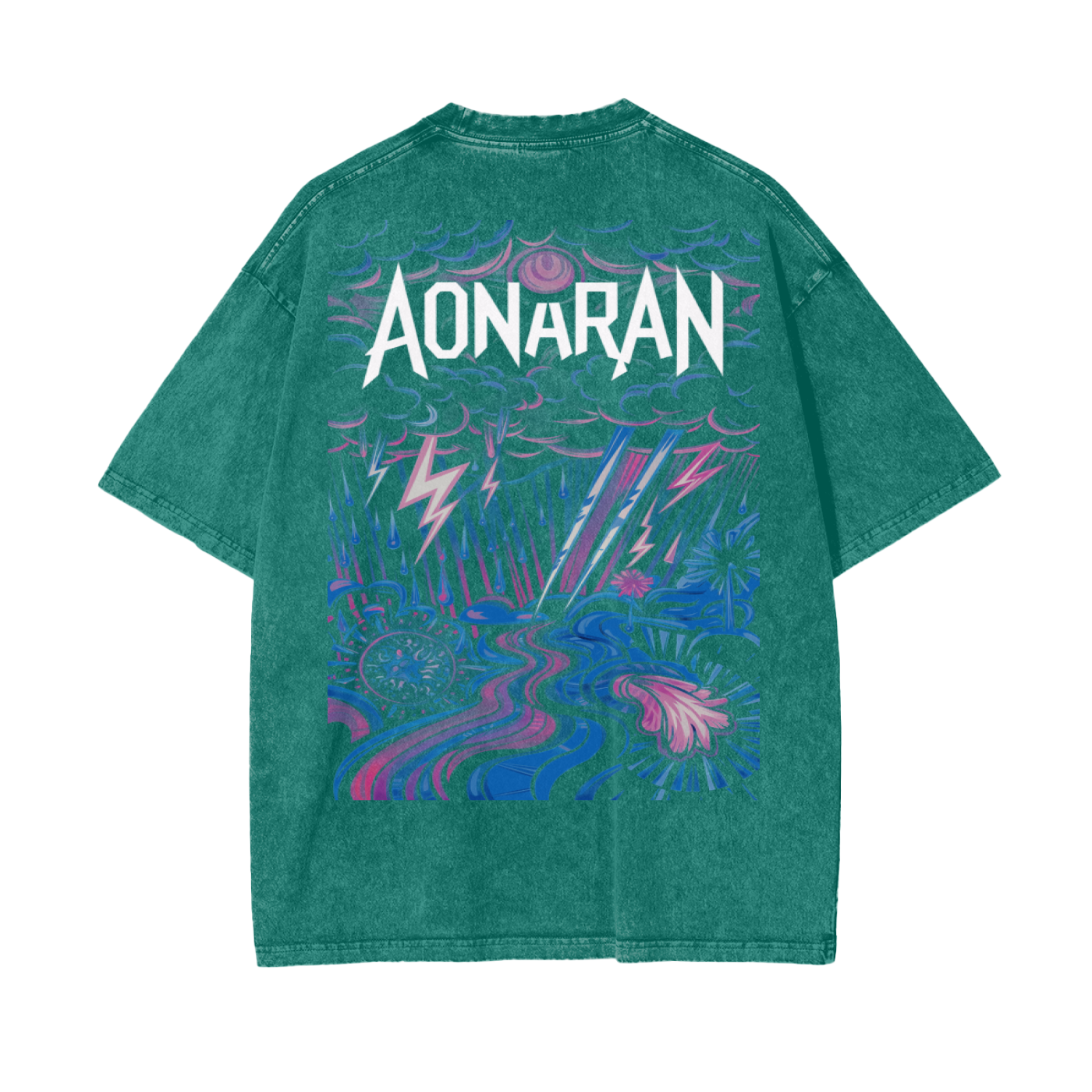 Aonaran Reversed Oversize Snow Washed T-Shirt