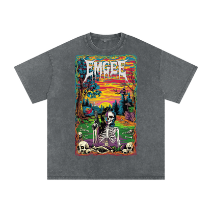 EMGEE Acid Wash Oversize T-Shirt