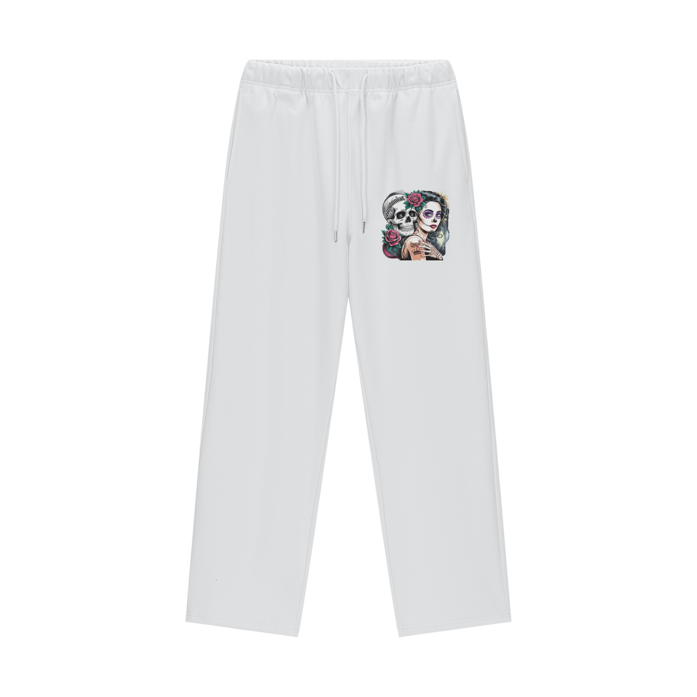 QueenSteph Fleece Lined Straight Leg Pants