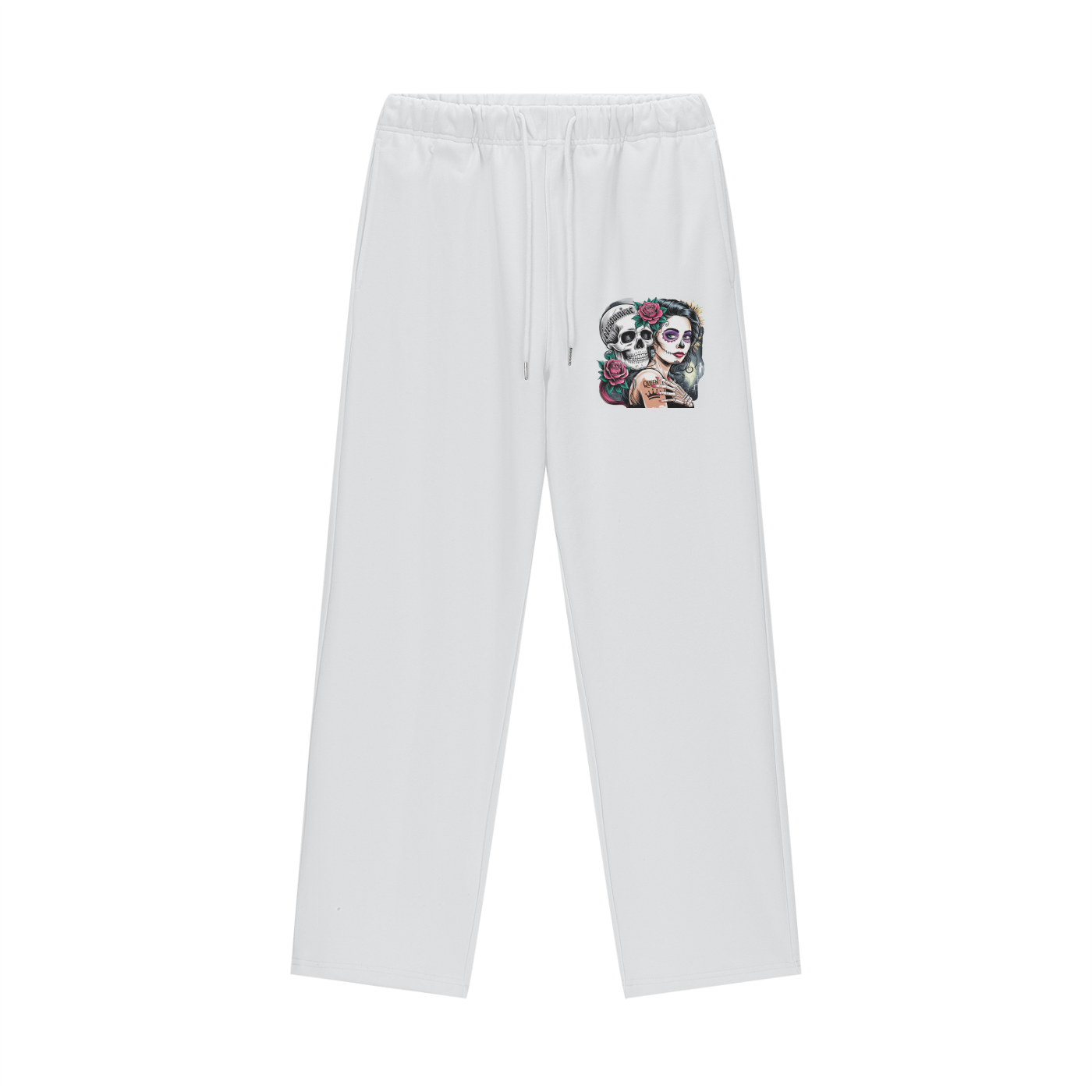 QueenSteph Fleece Lined Straight Leg Pants