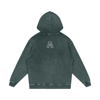 Cold World Acid Wash Oversize Hoodie