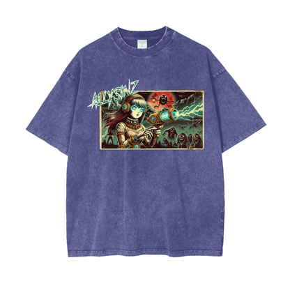Allysinz Oversize Snow Washed T-Shirt