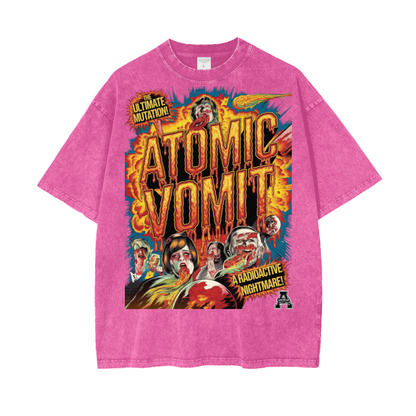 Aonaran Graphic Acid Wash Oversize T-Shirt