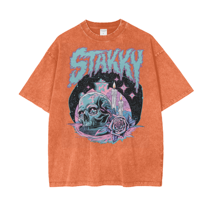 Stakky Oversize Snow Washed T-Shirt