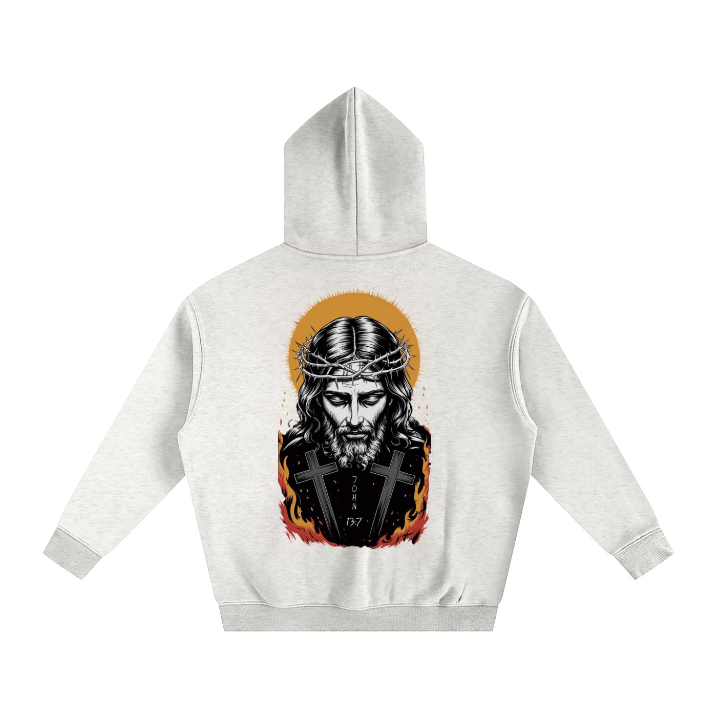 Jesus is King Oversize Fleeced Hoodie