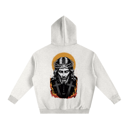 Jesus is King Oversize Fleeced Hoodie