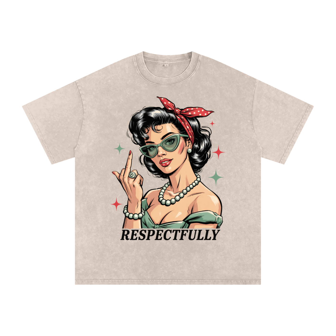 Aonaran 420 Acid Wash Oversize T-Shirt