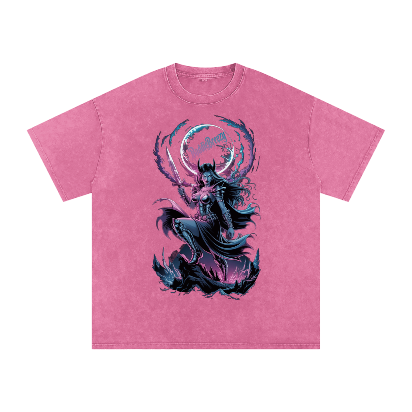 BaddieBreezy Acid Wash Oversize T-Shirt