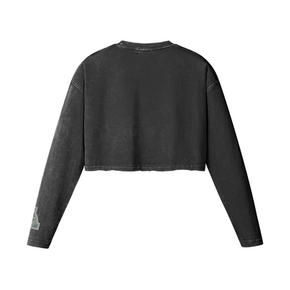 Aonaran On Acid Cropped Long Sleeve