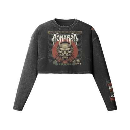 Aonaran On Acid Cropped Long Sleeve